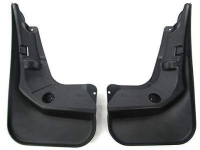 Ford BM5Z-16A550-B Splash Guards - Molded Rear Pair, For 4 - Door, No Logo