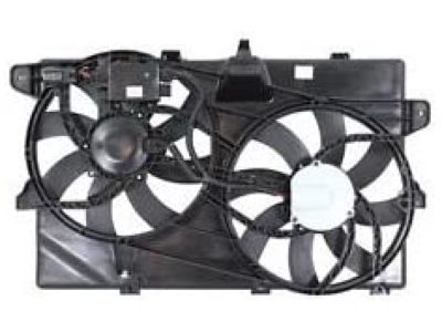 2009 Ford Edge Cooling Fan Assembly - CT4Z-8C607-B