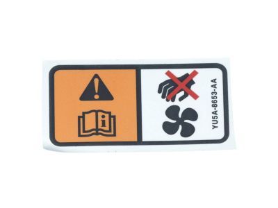 Ford XW4Z-8653-BA Warning Label