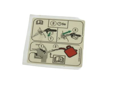 Lincoln AU5Z-9A095-D Fuel Label