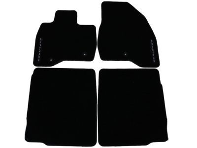 Ford HB5Z-7813300-AA Floor Mats - Carpeted, 4-Piece, Black