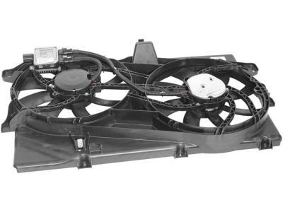 2009 Lincoln MKX Cooling Fan Assembly - 7T4Z-8C607-B