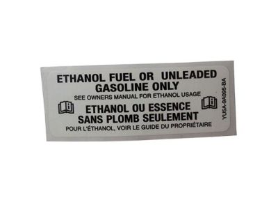 Ford YU5Z-9A095-BA Fuel Label