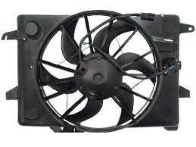 Lincoln Town Car Cooling Fan Assembly - 1W1Z-8C607-AA