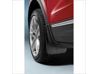 Ford FJ7Z-16A550-AB Splash Guards - Molded, Med. Dk. Platinum, Front Pair