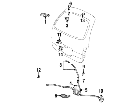 Ford F68Z-16431A38-CA Actuator Assembly