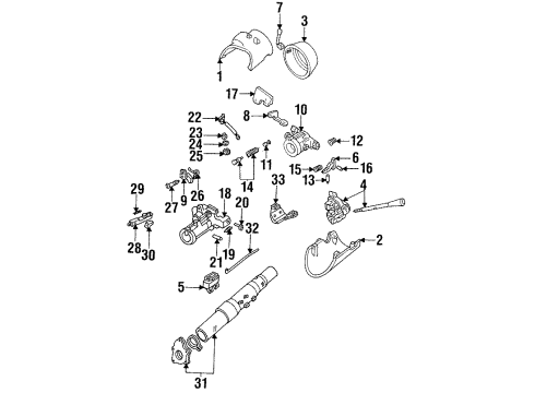 Ford F3TZ-11582-A Lockset - Complete Vehicle