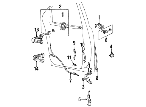 Ford F88Z-1623201-AA Regulator Assembly