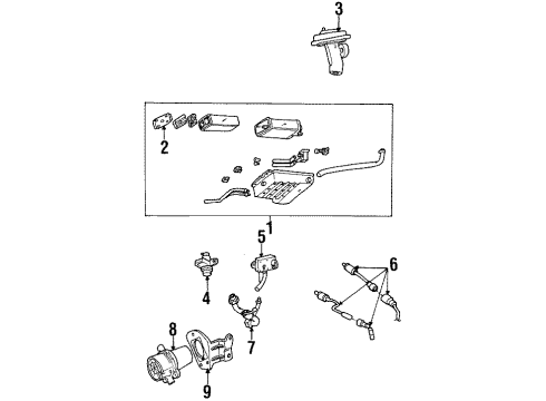 Ford F6OZ-9A486-AA Pump Assy - Exhaust Air Supply