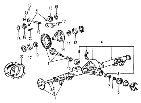 Ford 3W3Z-4602-AA Drive Shaft Assembly