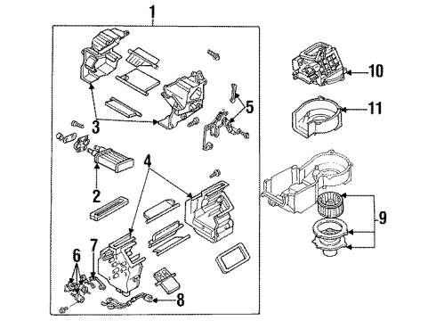 Ford F32Z18476A Radiator & Seal Assembly Core