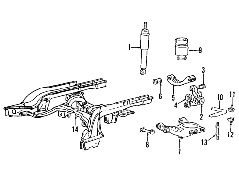 Ford F7LZ-5319-AA Compressor - Suspension Levelling