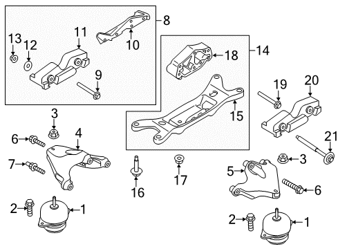 Ford FR3Z-7003-M Transmission Assembly