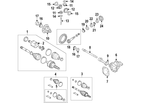 Ford FL3Z-4026-C Differential Assembly