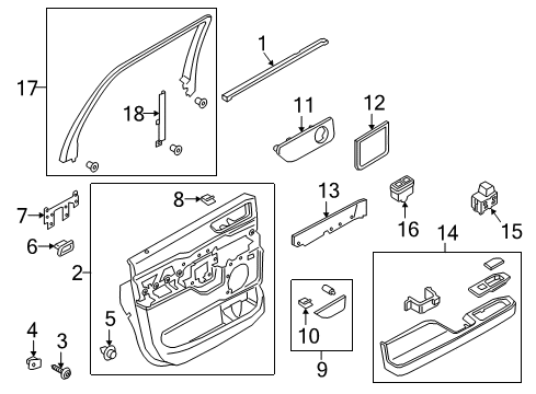 Ford JL7Z-14527-AA Housing - Switch