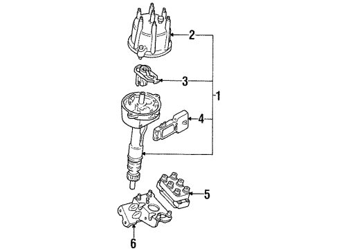 Ford F1PZ-12259-G Wire Assembly - Ignition