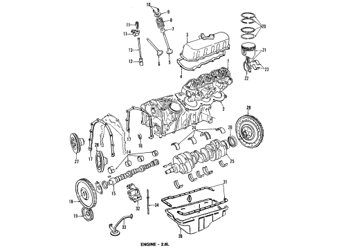 Ford D4ZZ-6584-A Gasket - Valve Rocker Arm Cover