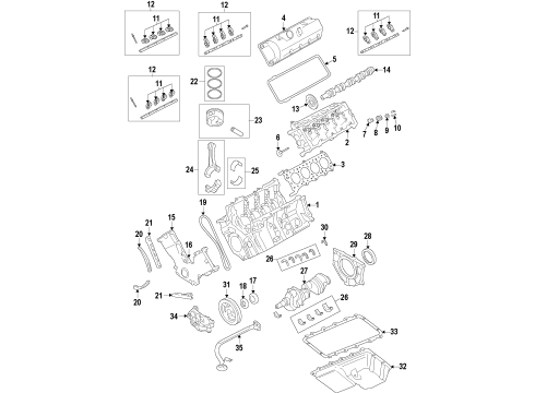 Ford FC3Z-6049-C Cylinder Head Assembly