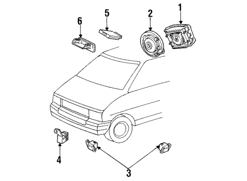 Ford F59Z-14B004-AA Sensor Assembly