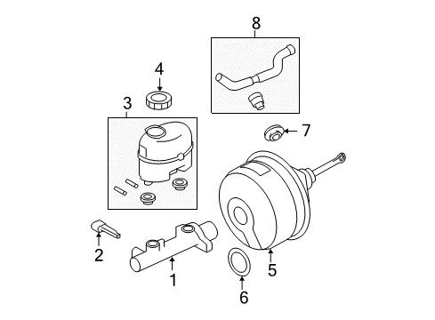 Ford 1L1Z-2140-BA Cylinder Assy - Master