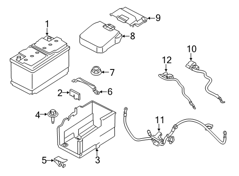 Ford DV6Z-14301-A Cable Assembly