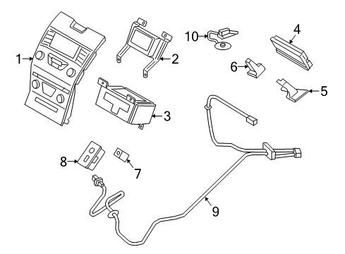 Ford M2GZ-14D202-B CABLE ASY