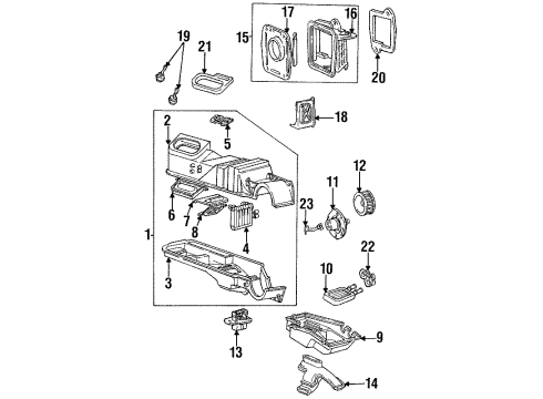 Ford F58Z18C433A Duct Heater Outlet