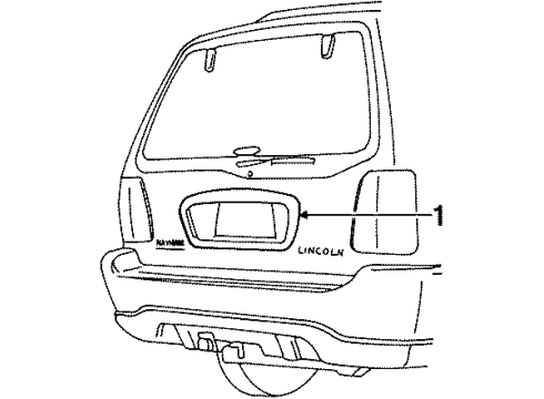 Ford F85Z13412AA Socket & Wire Assembly La