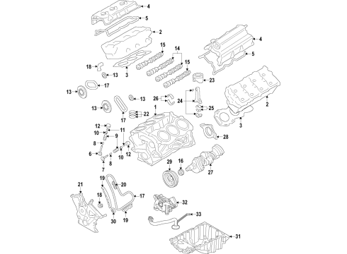 Ford DK4Z-6009-B Cylinder Block