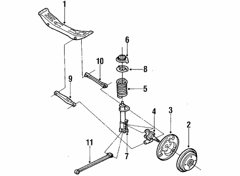 Ford E7GZ5500A Arm Assembly Rear Suspension