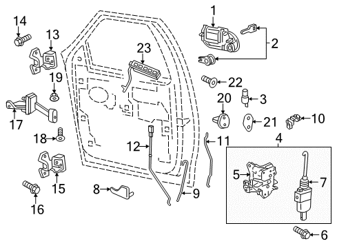 Ford FL7Z-14529-AA Switch - Window Control - Single