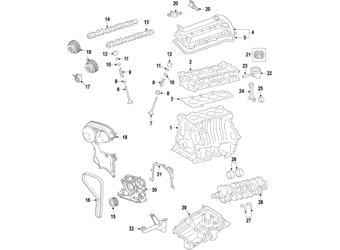 Ford CJ5Z-6079-E Kit - Engine Overhaul Gasket