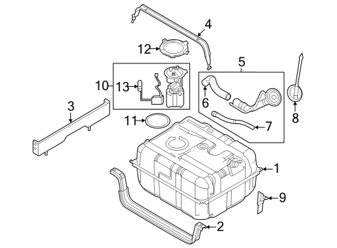 Ford LC2Z-9034-A PIPE - FUEL FILLER