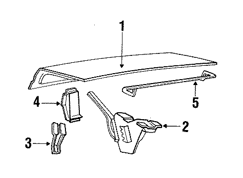 Ford FO3Z5443720A WEATHERSTRIP