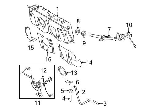 Ford 9W7Z-9F836-A Pedal