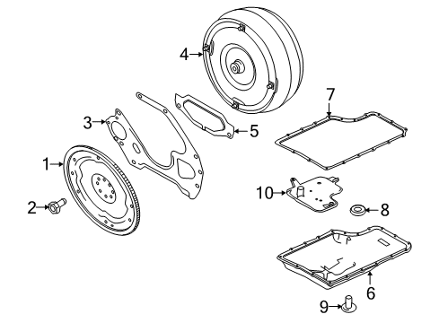 Ford CC3Z-7000-V Automatic Transmission Assembly