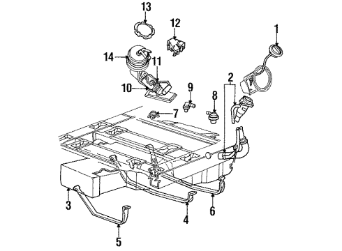 Ford F68Z-9A407-AA Fuel Pump Assembly