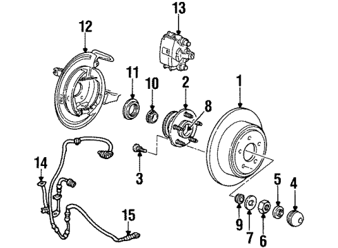 Ford YF2Z-1V125-AA Rotor Assembly