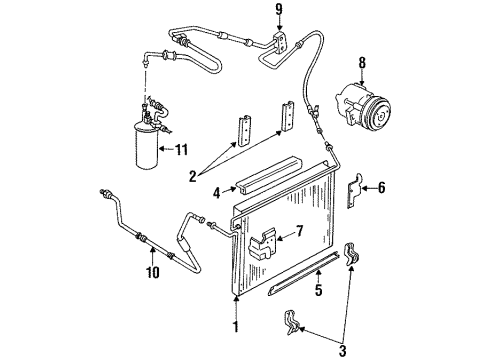 Ford F57Z-19D850-BD Tube - Compressor To Manifold