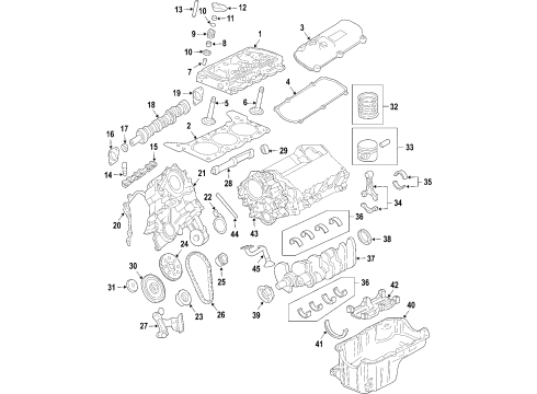 Ford 5L3Z-6108-AA Piston And Pin Assembly