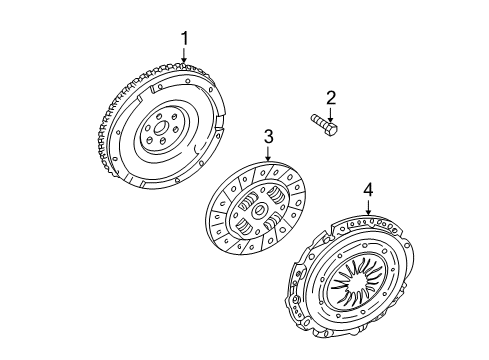 Ford 1X4Z-7563-AB Plate Assembly - Clutch Pressure