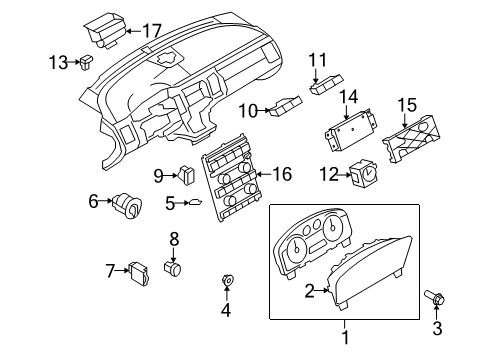 Ford BA8Z-13D730-AA Switch Assembly