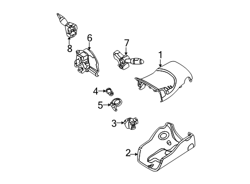 Ford YS4Z-11A152-AB Switch Assembly