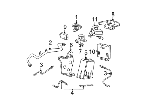 Ford YR3Z-12A650-BA Module - Engine Control - EEC V