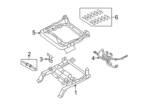 Ford 5F9Z-7461711-BN Track Assembly - Seat