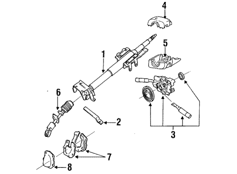 Ford F1CZ13K359G Switch Assembly Direction I