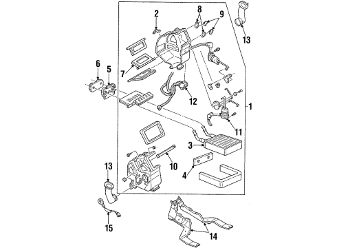 Ford YS4Z-18C581-AA Wire Assembly - Air Conditioner