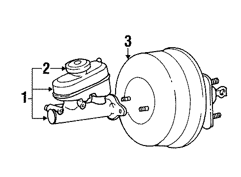 Ford F8OZ-2140-BA Cylinder Assy - Master