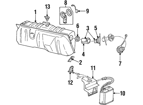 Ford F6AZ9A758AB Cable Assembly Throttle Con