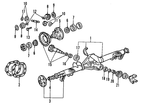 Ford 8R3Z-4602-B Drive Shaft Assembly